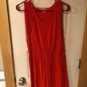Gianni Bini Orange Cotton Dress